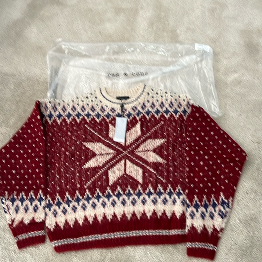 NWT Rag & Bone Fran Sport Crew